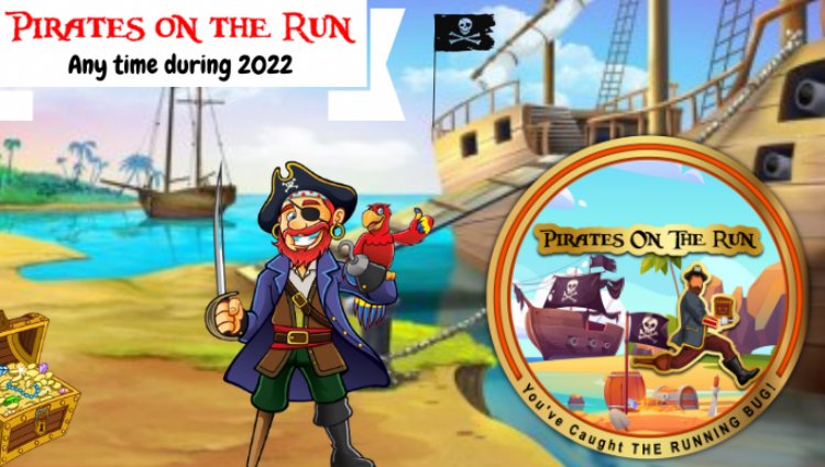 The Running Bug, THE RUNNING BUG - Pirates on the Run - online entry by EventEntry
